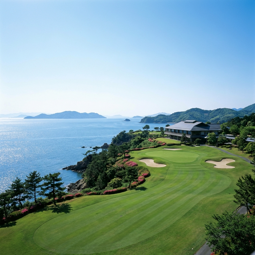 志度カントリークラブでゴルフ